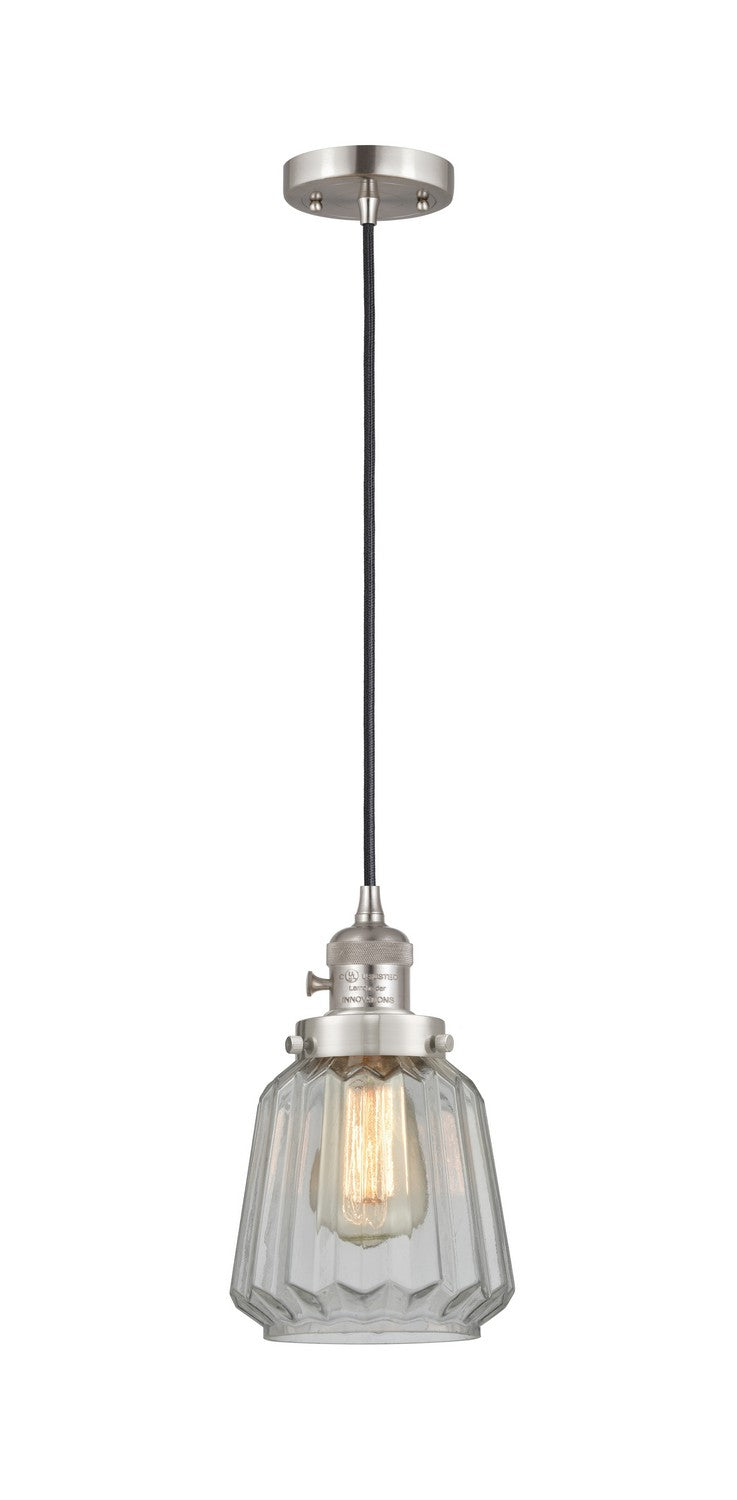 Innovations 201CSW-SN-G142-LED LED Mini Pendant, Brushed Satin Nickel