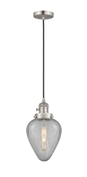 Innovations 201CSW-SN-G165 One Light Mini Pendant, Brushed Satin Nickel