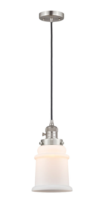 Innovations 201CSW-SN-G181 One Light Mini Pendant, Brushed Satin Nickel