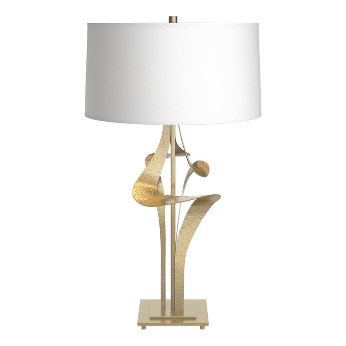 Hubbardton Forge 272800-SKT-86-SF1695 One Light Table Lamp, Modern Brass
