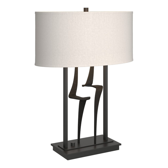 Hubbardton Forge 272815-SKT-10-SE1795 One Light Table Lamp, Black