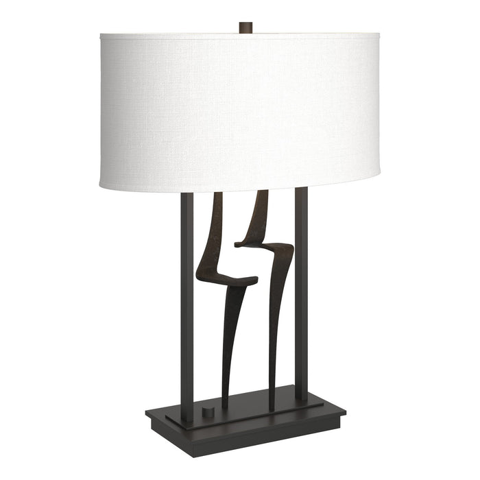 Hubbardton Forge 272815-SKT-10-SF1795 One Light Table Lamp, Black
