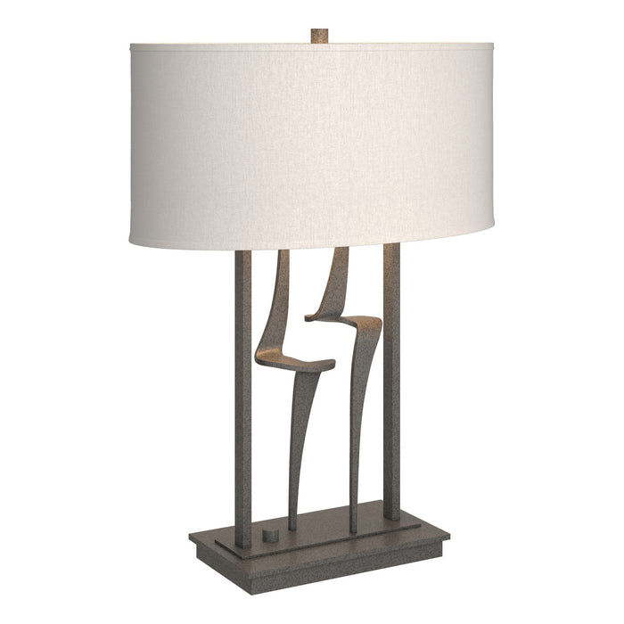 Hubbardton Forge 272815-SKT-20-SE1795 One Light Table Lamp, Natural Iron