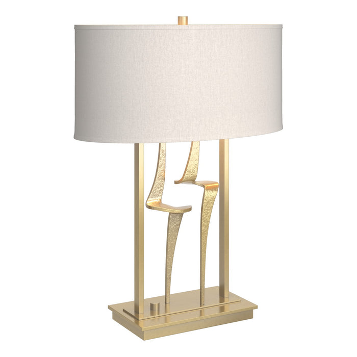 Hubbardton Forge 272815-SKT-86-SE1795 One Light Table Lamp, Modern Brass