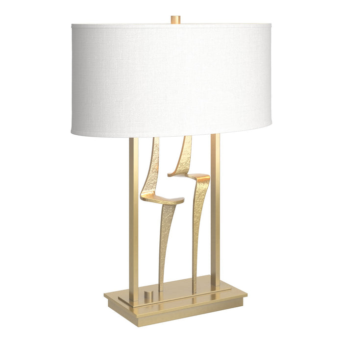 Hubbardton Forge 272815-SKT-86-SF1795 One Light Table Lamp, Modern Brass