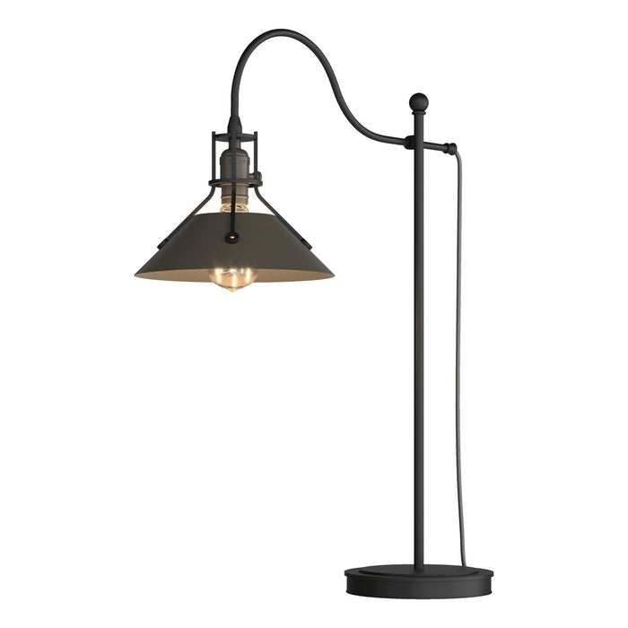 Hubbardton Forge 272840-SKT-10-07 One Light Table Lamp, Black