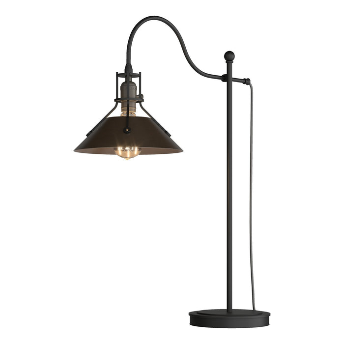 Hubbardton Forge 272840-SKT-10-14 One Light Table Lamp, Black