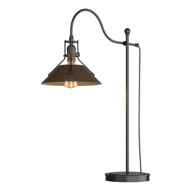 Hubbardton Forge 272840-SKT-14-14 One Light Table Lamp, Oil Rubbed Bronze