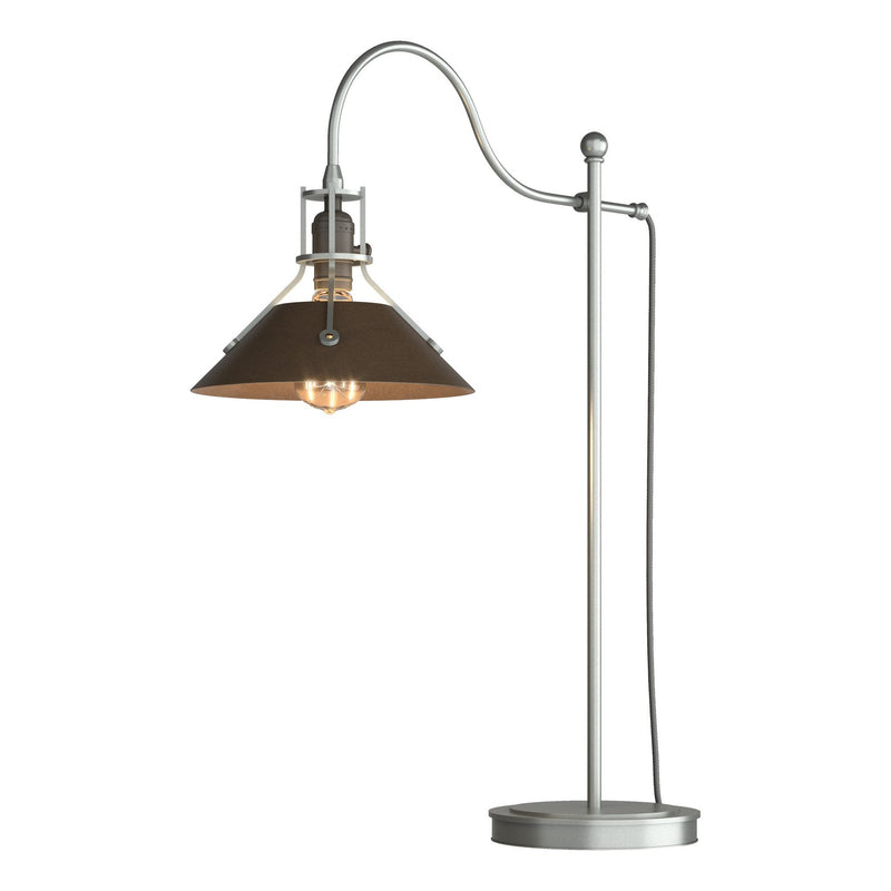 Hubbardton Forge 272840-SKT-82-05 One Light Table Lamp, Vintage Platinum