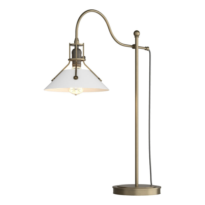 Hubbardton Forge 272840-SKT-84-02 One Light Table Lamp, Soft Gold