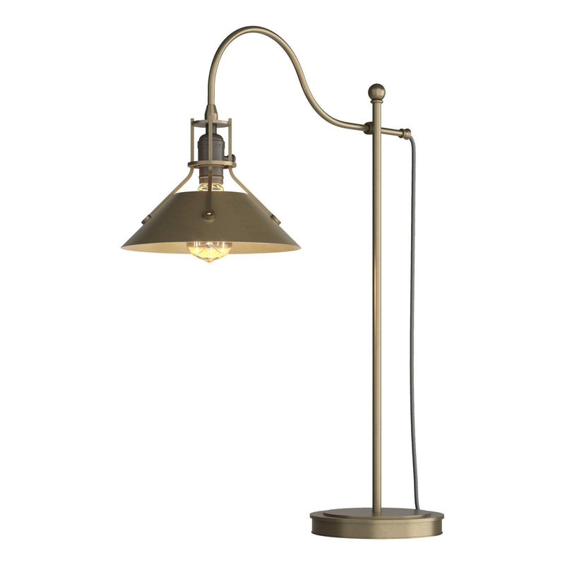 Hubbardton Forge 272840-SKT-84-84 One Light Table Lamp, Soft Gold