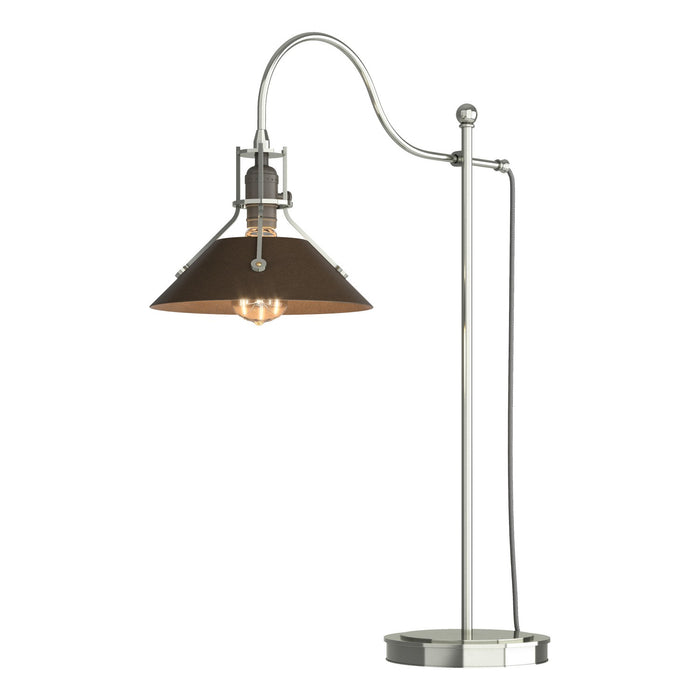 Hubbardton Forge 272840-SKT-85-05 One Light Table Lamp, Sterling