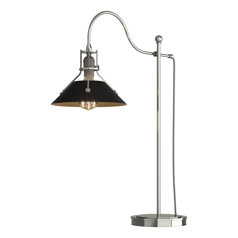Hubbardton Forge 272840-SKT-85-10 One Light Table Lamp, Sterling