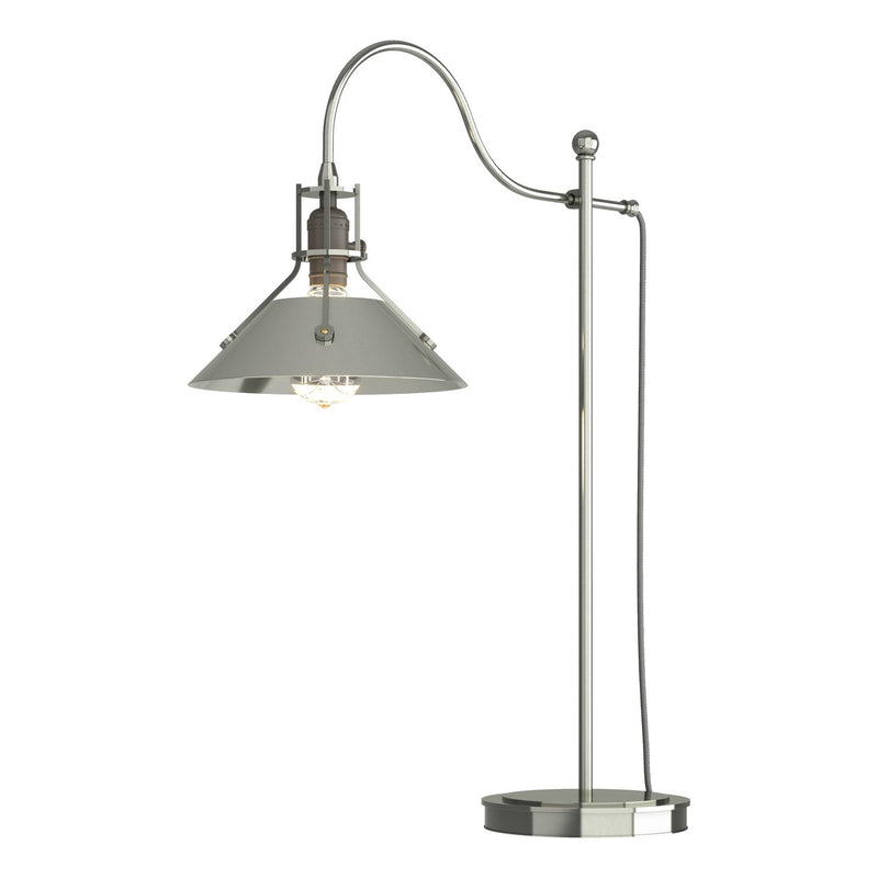 Hubbardton Forge 272840-SKT-85-85 One Light Table Lamp, Sterling