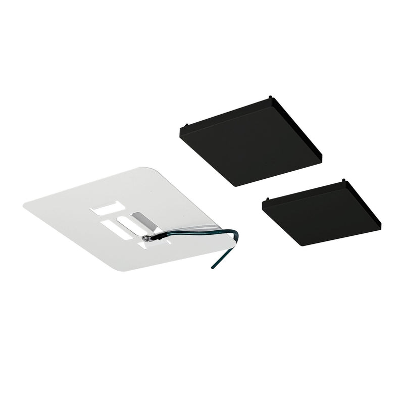 Nora Lighting NLIN-JBCB Surface Mount Kit, Black