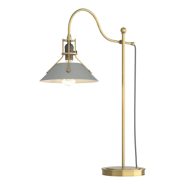 Hubbardton Forge 272840-SKT-86-82 One Light Table Lamp, Modern Brass