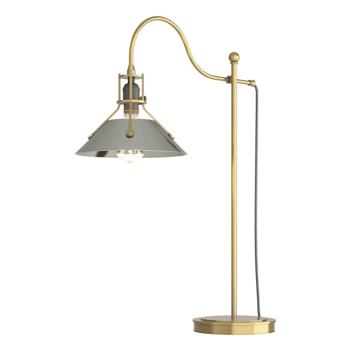 Hubbardton Forge 272840-SKT-86-85 One Light Table Lamp, Modern Brass