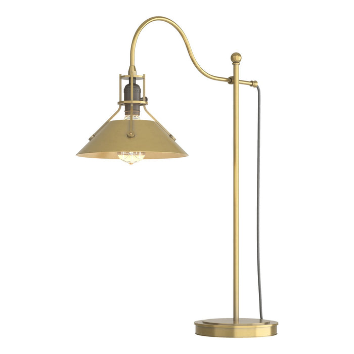 Hubbardton Forge 272840-SKT-86-86 One Light Table Lamp, Modern Brass