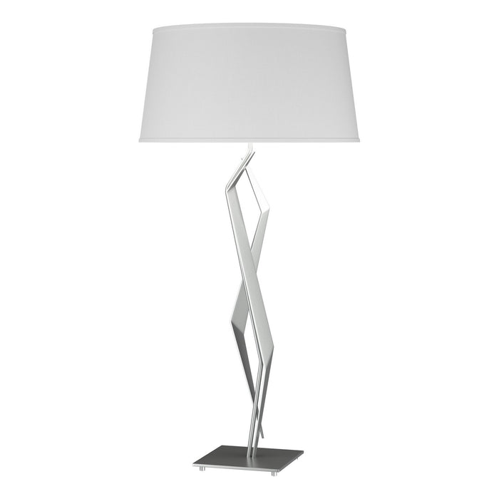 Hubbardton Forge 272850-SKT-82-SF1815 One Light Table Lamp, Vintage Platinum