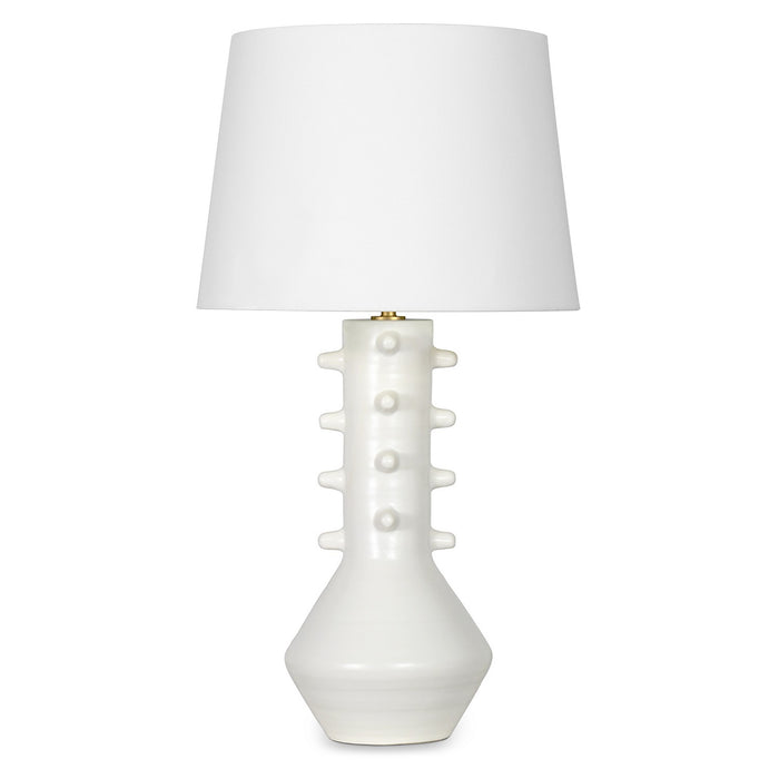 Regina Andrew 13-1620WT One Light Table Lamp, White
