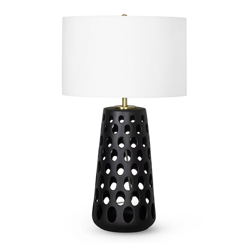 Regina Andrew 13-1641BLK One Light Table Lamp, Black