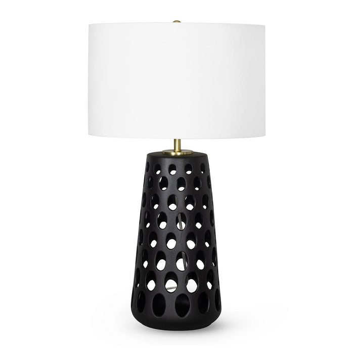 Regina Andrew 13-1641BLK One Light Table Lamp, Black