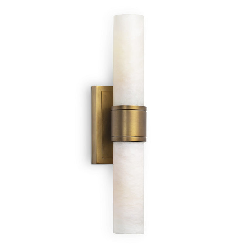 Regina Andrew 15-1203NB Two Light Wall Sconce, Natural Stone