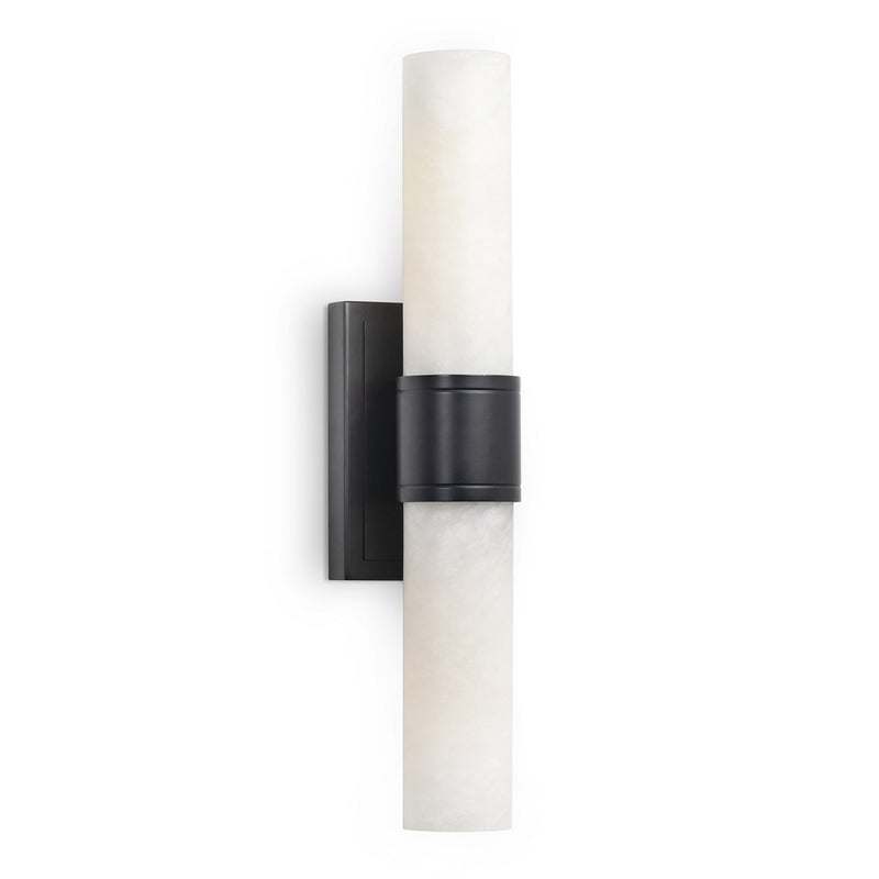 Regina Andrew 15-1203ORB Two Light Wall Sconce, Natural Stone