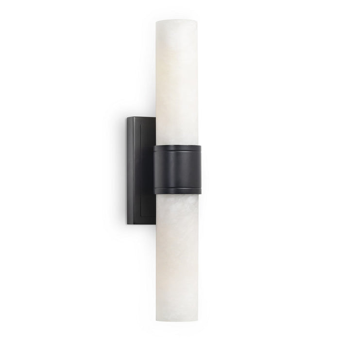 Regina Andrew 15-1203ORB Two Light Wall Sconce, Natural Stone