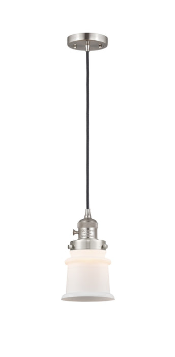 Innovations 201CSW-SN-G181S One Light Mini Pendant, Brushed Satin Nickel