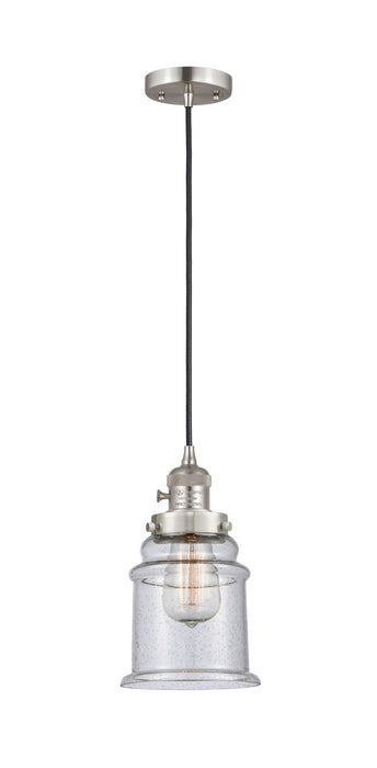 Innovations 201CSW-SN-G184-LED LED Mini Pendant, Brushed Satin Nickel