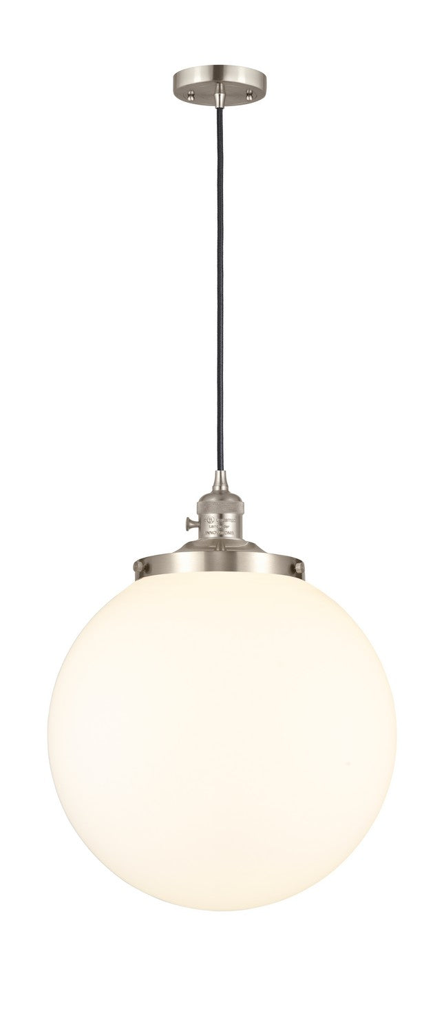 Innovations 201CSW-SN-G201-14 One Light Mini Pendant, Brushed Satin Nickel