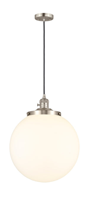 Innovations 201CSW-SN-G201-14 One Light Mini Pendant, Brushed Satin Nickel