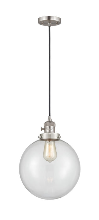 Innovations 201CSW-SN-G202-10 One Light Mini Pendant, Brushed Satin Nickel