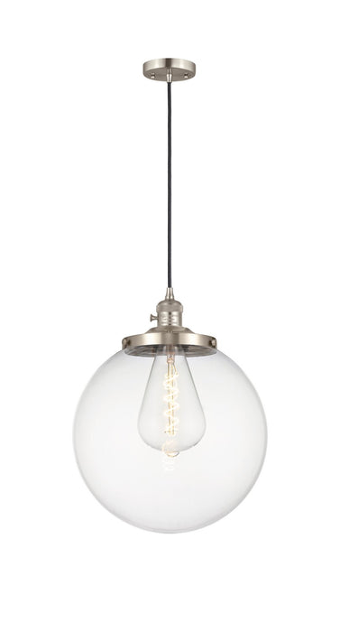 Innovations 201CSW-SN-G202-14 One Light Mini Pendant, Brushed Satin Nickel