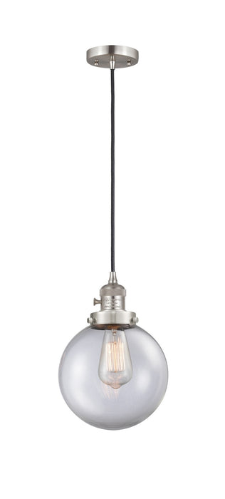 Innovations 201CSW-SN-G202-8-LED LED Mini Pendant, Brushed Satin Nickel