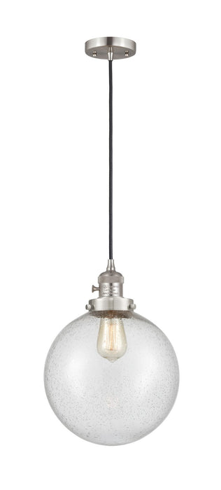 Innovations 201CSW-SN-G204-10 One Light Mini Pendant, Brushed Satin Nickel