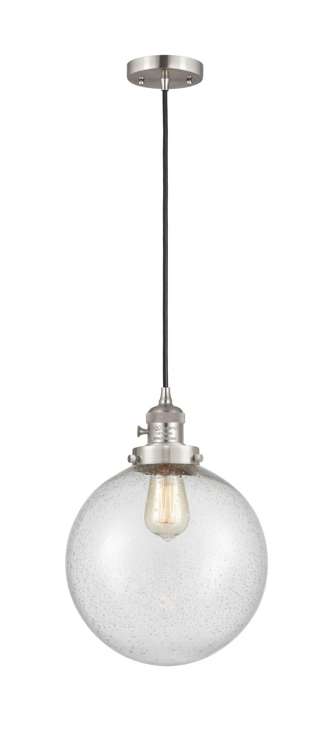 Innovations 201CSW-SN-G204-10-LED LED Mini Pendant, Brushed Satin Nickel