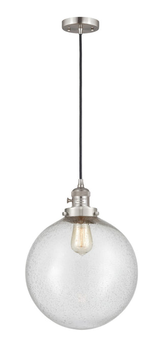 Innovations 201CSW-SN-G204-12 One Light Mini Pendant, Brushed Satin Nickel
