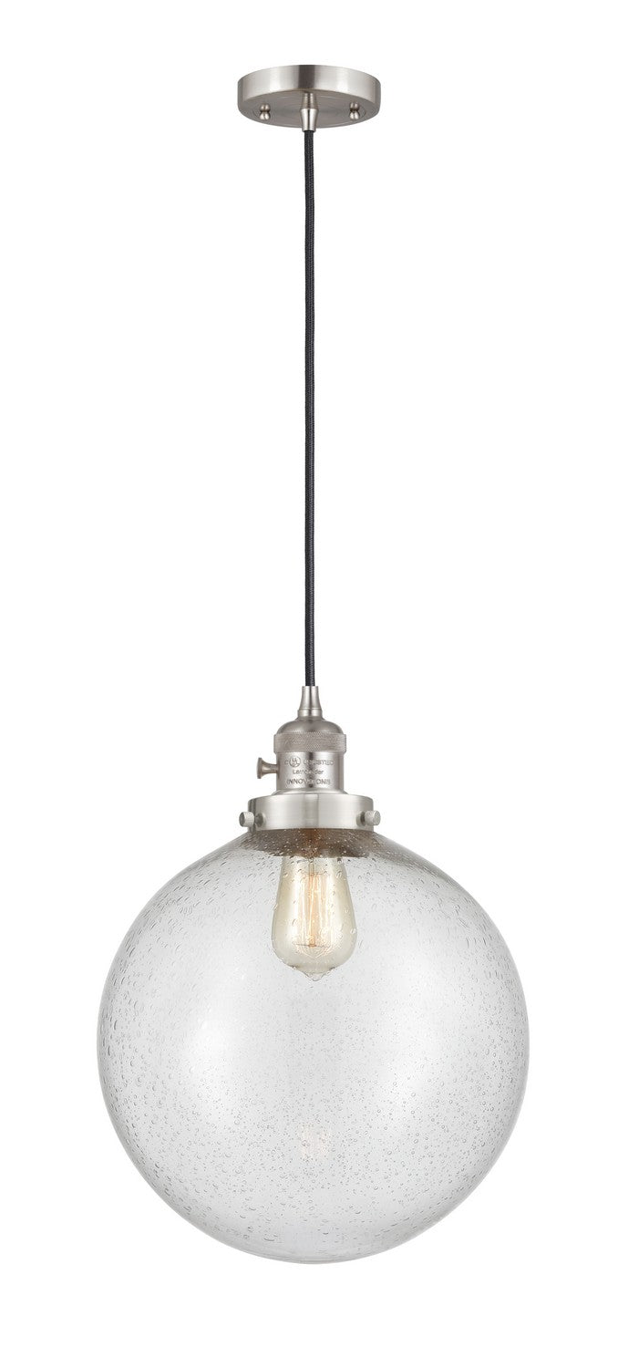 Innovations 201CSW-SN-G204-12-LED LED Mini Pendant, Brushed Satin Nickel
