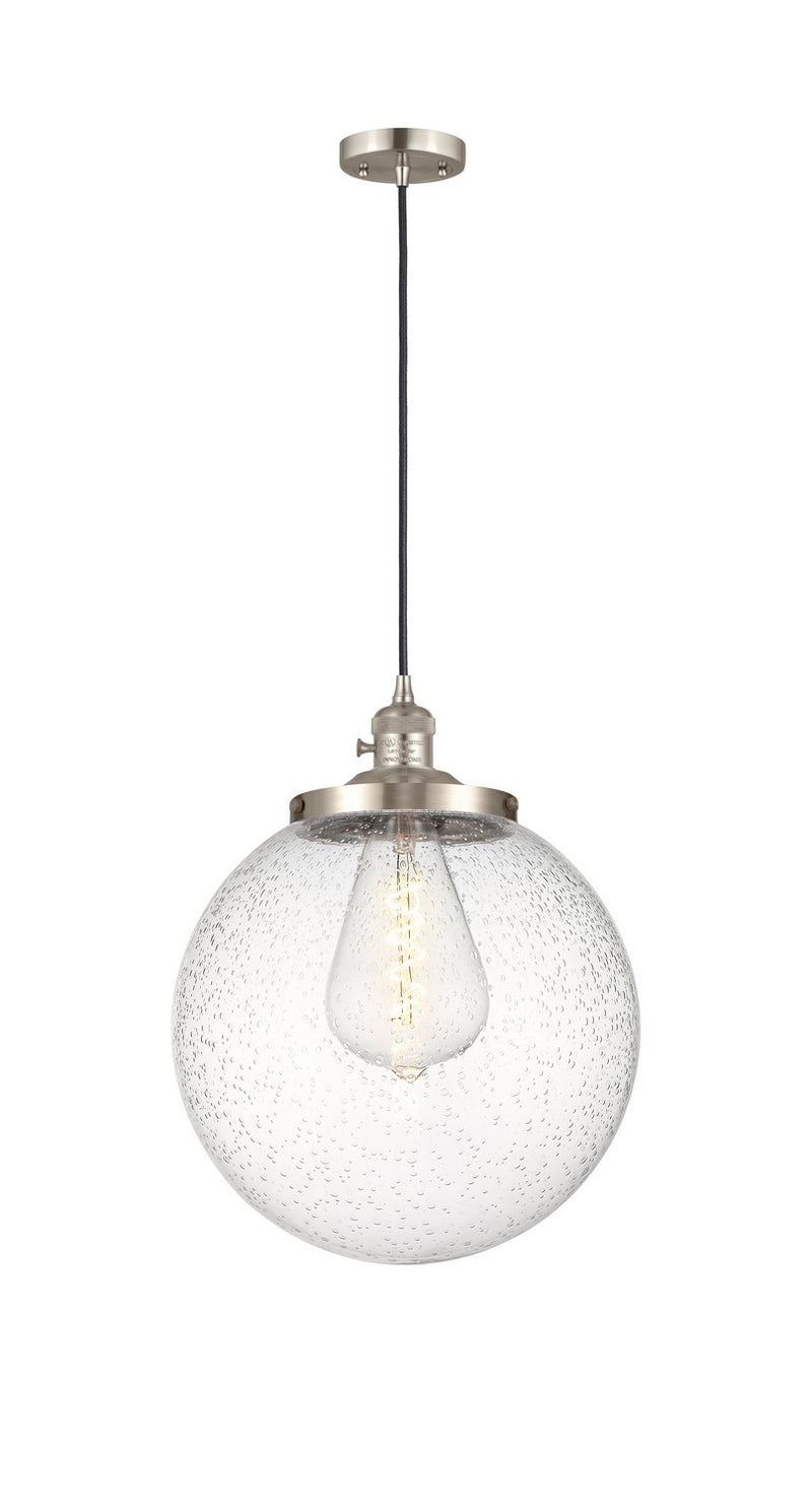 Innovations 201CSW-SN-G204-14 One Light Mini Pendant, Brushed Satin Nickel