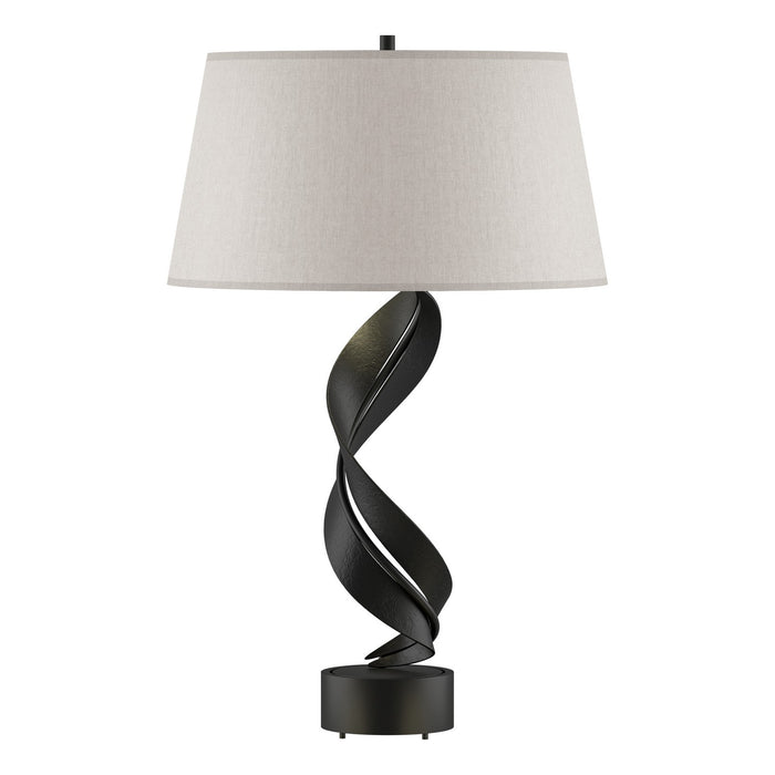 Hubbardton Forge 272920-SKT-10-SE1815 One Light Table Lamp, Black
