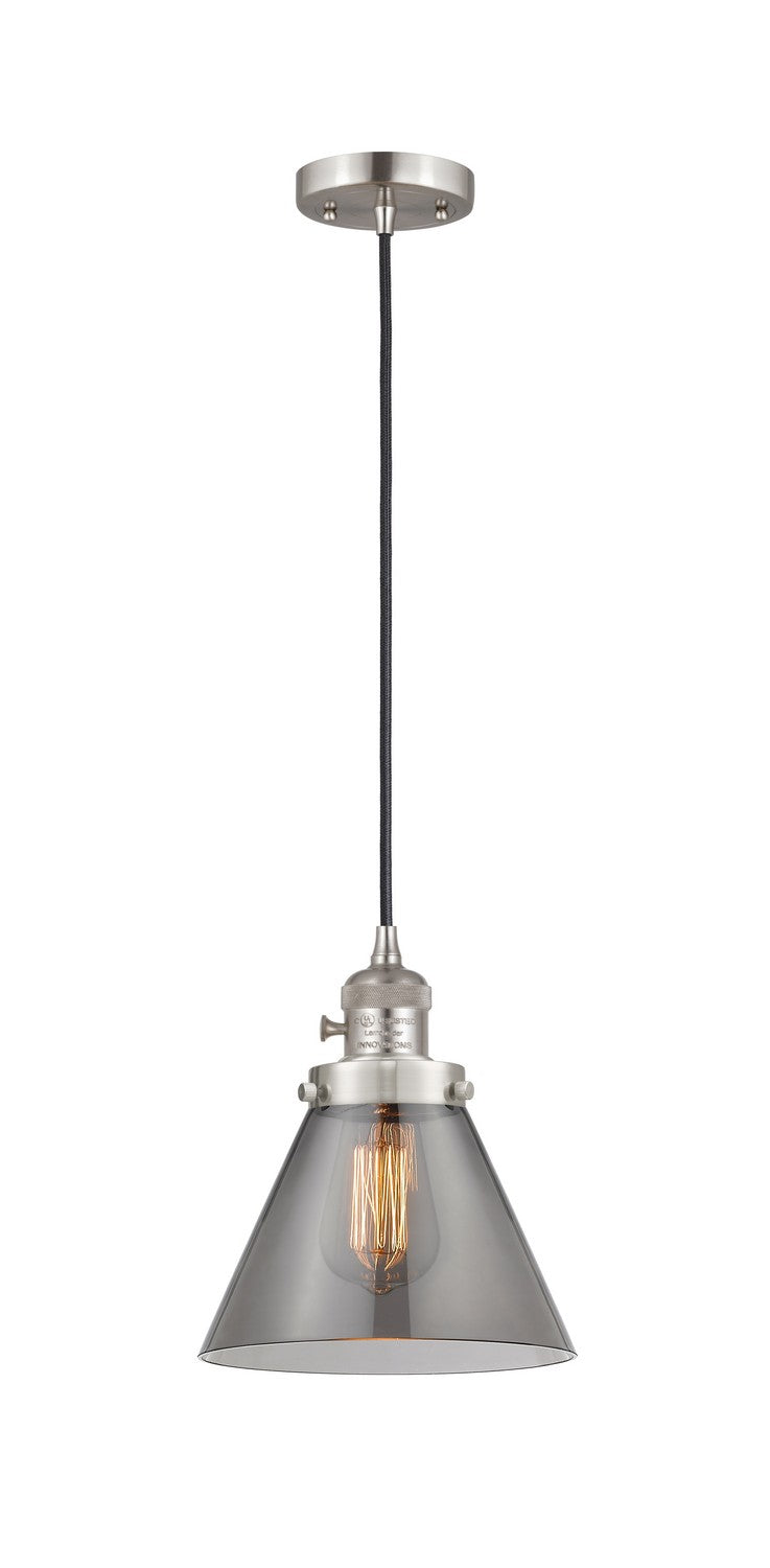 Innovations 201CSW-SN-G43 One Light Mini Pendant, Brushed Satin Nickel