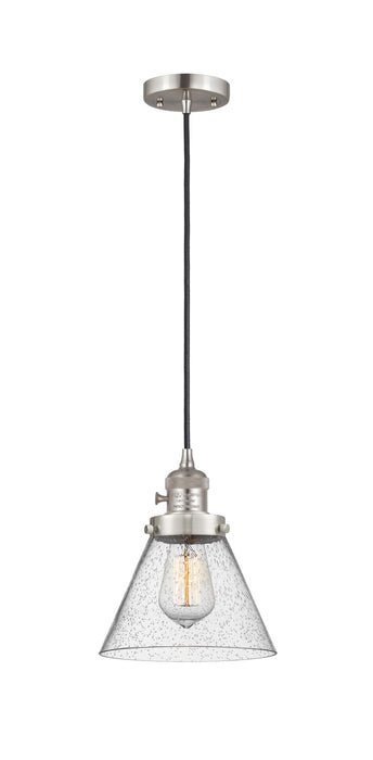 Innovations 201CSW-SN-G44 One Light Mini Pendant, Brushed Satin Nickel