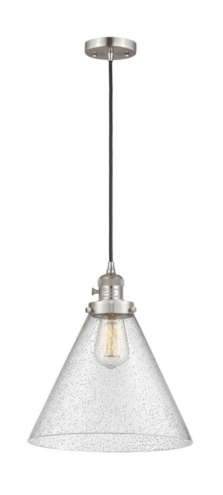 Innovations 201CSW-SN-G44-L One Light Mini Pendant, Brushed Satin Nickel