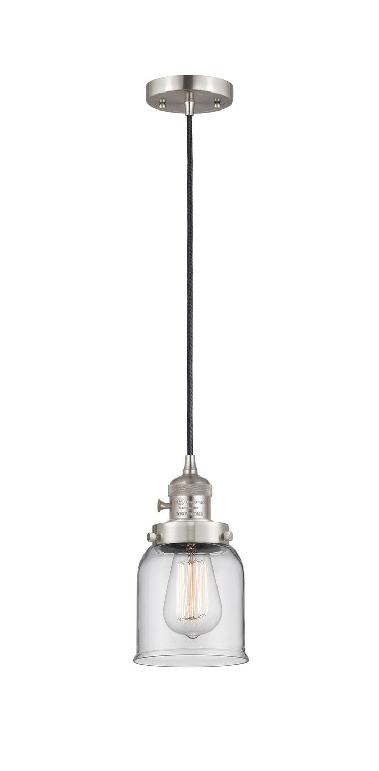 Innovations 201CSW-SN-G52 One Light Mini Pendant, Brushed Satin Nickel
