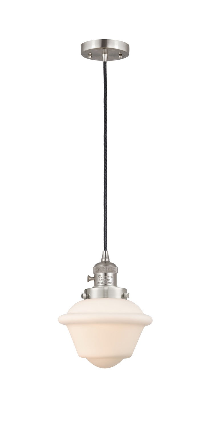 Innovations 201CSW-SN-G531 One Light Mini Pendant, Brushed Satin Nickel