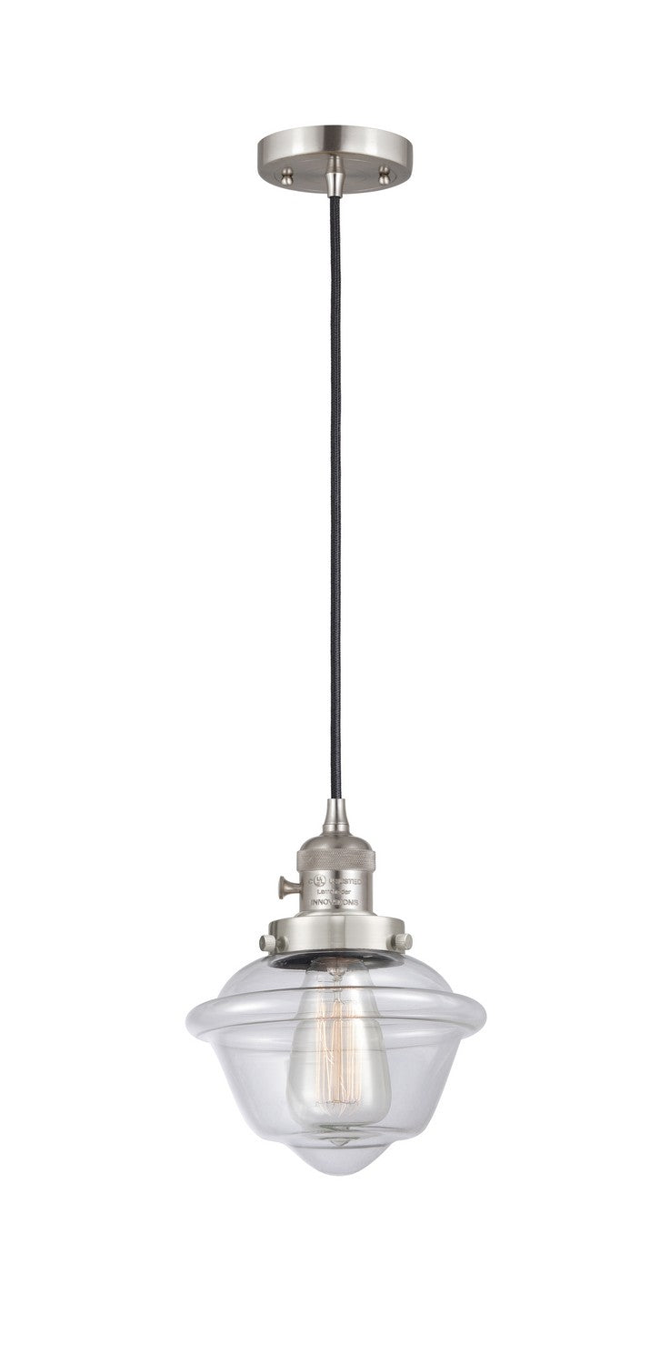 Innovations 201CSW-SN-G532 One Light Mini Pendant, Brushed Satin Nickel