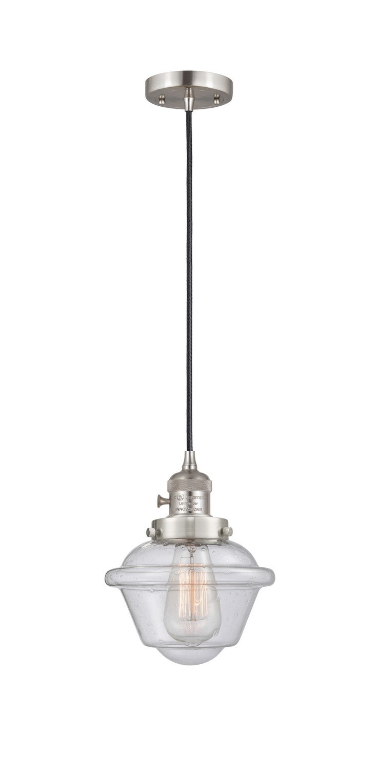 Innovations 201CSW-SN-G534 One Light Mini Pendant, Brushed Satin Nickel