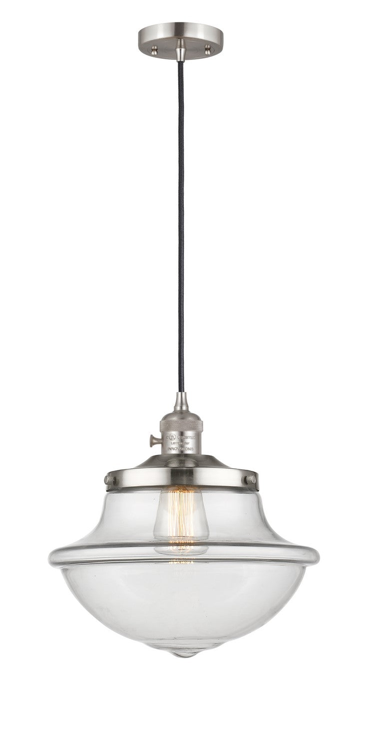 Innovations 201CSW-SN-G542 One Light Mini Pendant, Brushed Satin Nickel